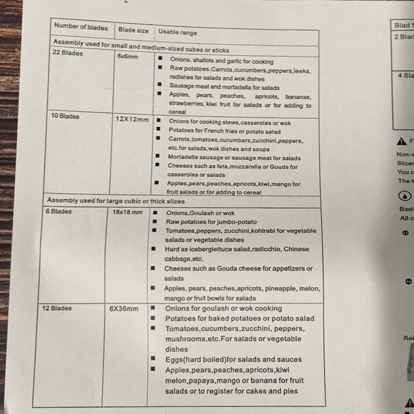 Multipurpose Vegetable and Fruit Chopper Cutter Grater Slicer - Picture 10 of 14
